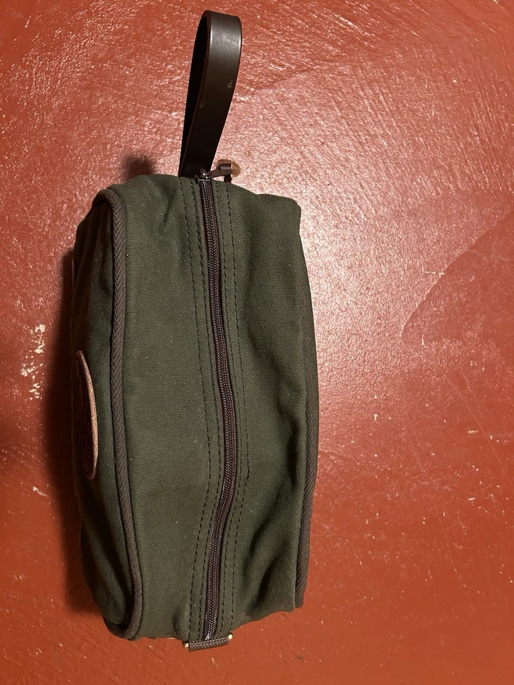 Duluth Pack Sportsman’s Kit Bolso Olive Drab Lona y Cuero Foto 2 de 4