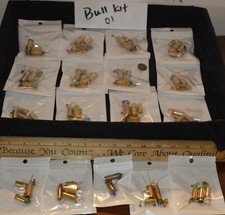 Large Huge Lot Jewelry Making Beads 16pkBullet Kits W/CasingsCrystal Seed Pins