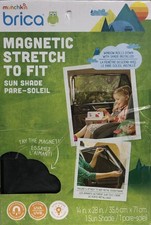 Munchkin Brica - MAGNETIC Stretch to Fit Sun Shade - Black
