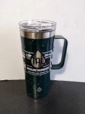 TAL Stainless Steel Mountaineer Travel Mug 20 oz, Green Speckled, Insulated. NEW