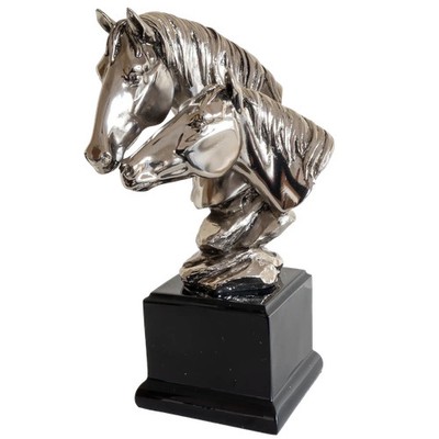 Richard Cooper Nickel Studio Collection Stute & Fohlen Figur