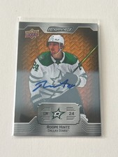 2023-24 Upper Deck Engrained Auto Roope Hintz #30 Dallas Stars