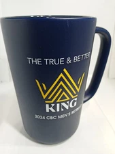 THE TRUE & BETTER KING MUG. CBC MEN'S RETREAT 2024 MUG. KINGS CROWN MUG. B408