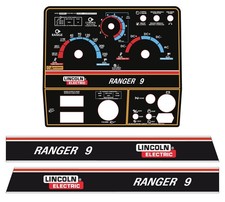 Electric Ranger 9 Welder - Set of 3 Decals Custom Stickers
