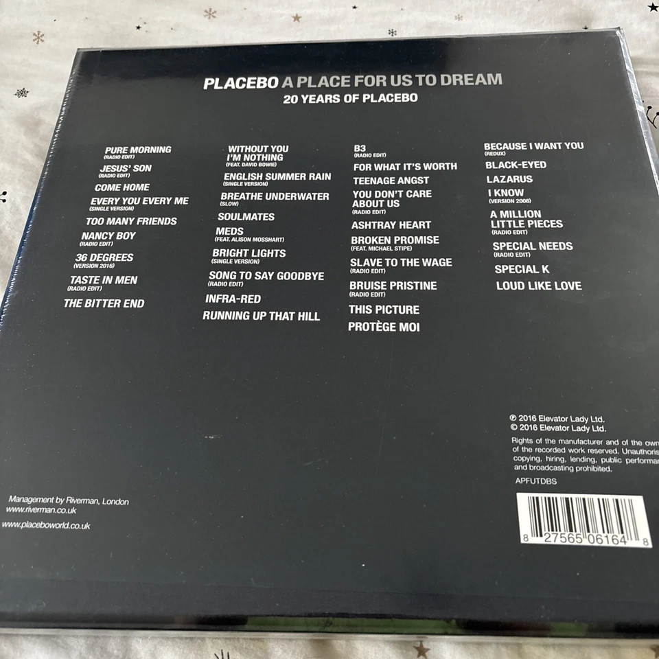 PLACEBO A PLACE FOR US TO DREAM 4x LP LTD BOX SET 25-PAGE BOOK 2016 New Sealed  - Image 2 of 4