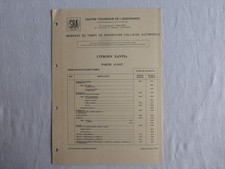 Revue technique Citroen XANTIA