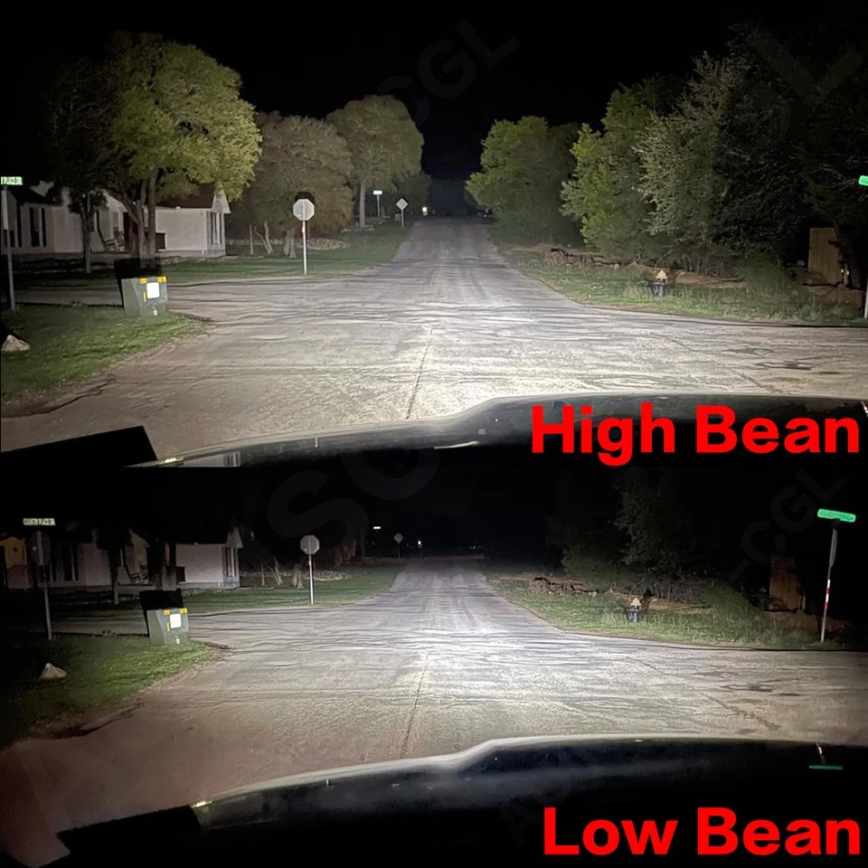 Kit combinado de faros LED altos bajos + antiniebla para Fiat 500L 2014-2020 4 puertas Foto 3 de 4