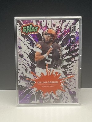 2025 Wild Card White/Purple Splat Dillon Gabriel Rookie Card Purple Lava #/8 SSP
