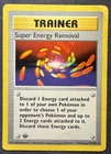 Pokémon TCG Super Energy Removal 70/102 Base Set First Edition Shadowless Rare