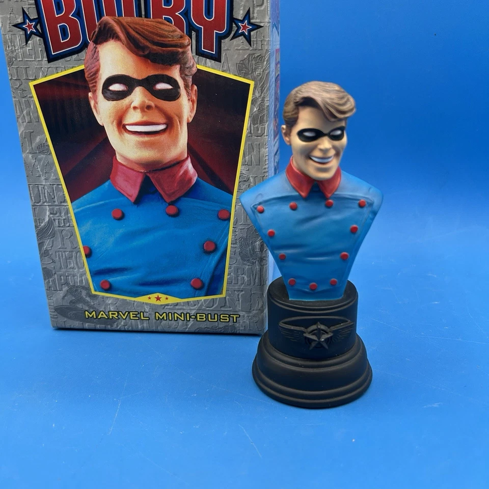 Marvel Bucky 5 英寸迷你半身像 Bowen 雕像美国队长 Sidekick 低 #4184/5000 — 第 3/4 张图片