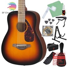 Yamaha JR2 TBS Acoustic Guitar, 12-Piece Beginner Mini Guitar Set
