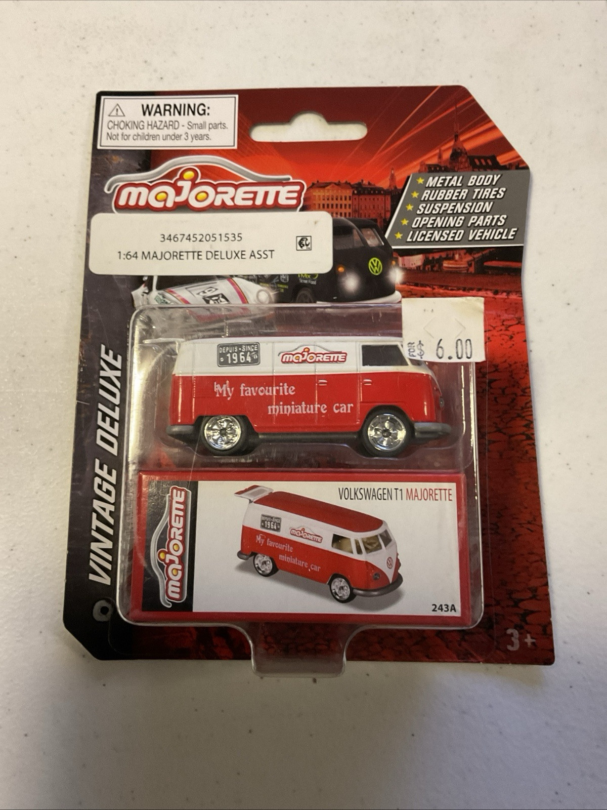 2023 Majorette Deluxe Porsche 917 Red Racing Car Toy