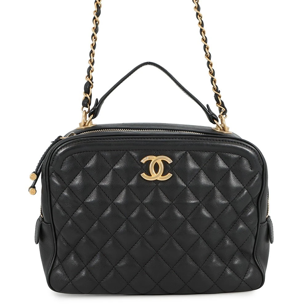 Chanel — CHANEL Matelasse 2wayBag Lambskin Black