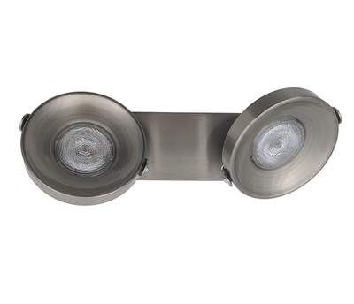 Philips LED Deckenstrahler Clockwork Matt Chrom 9W 1000lm 2700K Warmweiß dimmba