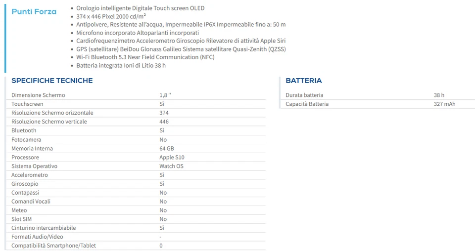 ULTIMO Apple Watch Series 11 42mm Alluminio Grigio Siderale EAN 0195950460629 - Immagine 2 di 2