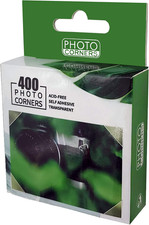 400Pc Clear Photo Corners Self Adhesive Picture Mount Stickers Scrapbook