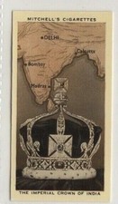 #26 Royalty cigarette card The Imperial Crown of India