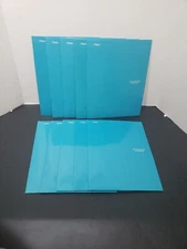 Mead Five Star 4 Pocket Paper Folder 33106 QTY 10 Light Blue