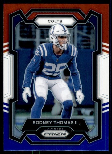 Rodney Thomas II 2023 Prizm RED WHITE BLUE Indianapolis Colts # 130 - Afbeelding 1 van 2