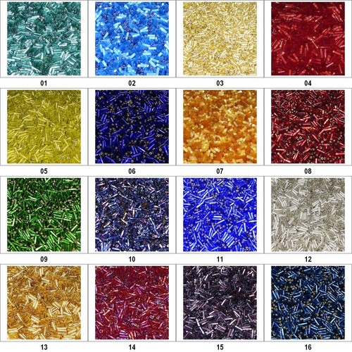 16 COLOUR Bugle Beads Assorted Jewellery Craft Use Etc BUY 1 2 Pks 15g 30g 281 - Picture 2 of 26