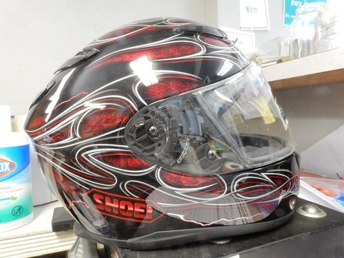 NOS Shoei TC-1 RF-1100 Firestrike Medium 57-58cm Full Face Helmet 0113-3201-05 - 第 5/14 張圖片
