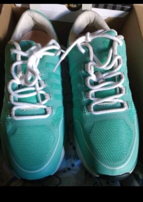 Dr. Comfort Medical Women's Seafoam Green and White Size 9 NEW!