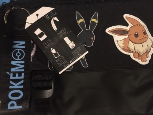 nuovo zaino Pokemon Eevee Evoluzioni Eeveelutions borsa laptop Nintendo Bioworld - Foto 3 di 6