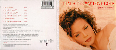 JANET JACKSON - That's The Way Love Goes - 1993 UK CD Single  (Digipak)