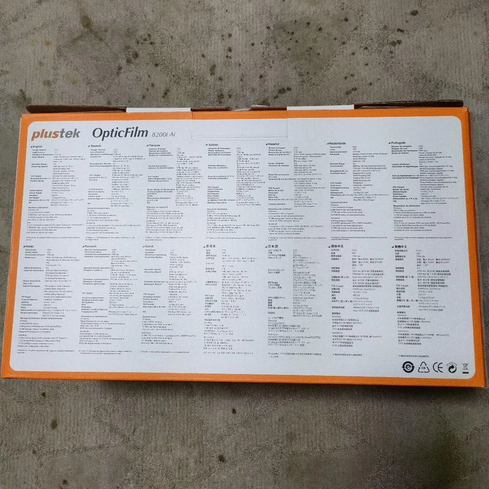 Plustek OpticFilm 8200i AI Film Scanner 7200dpi Color Black Not Opened Beautiful - Image 4 of 4
