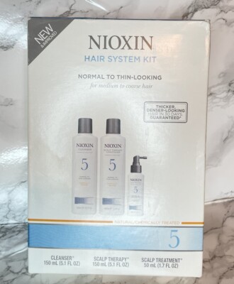 Nioxin System 5 System Kit, Chemically Treated Hair Normal To Light Thinning
