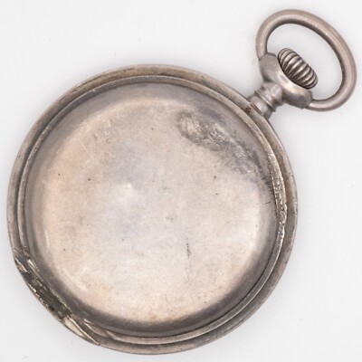 インテリア時計 ARGENT PARIS1878 Agassiz 18-J 6-Adj 30-Minute 2-Register Chronograph Silver Antique