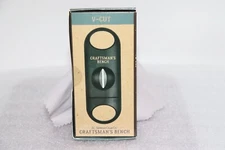 J.C. Newman Cigar Co. Craftsman's Bench Double Blade 64 Gauge V-Cut Cigar Cutter