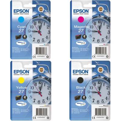 Epson 27 Tintenstrahldrucker - Schwarz, Cyan, Gelb oder Magenta (FARBE WÄHLBAR)