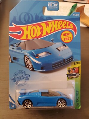 2021 Hot Wheels Blue 94 Bugatti EB110 SS HW Exotics