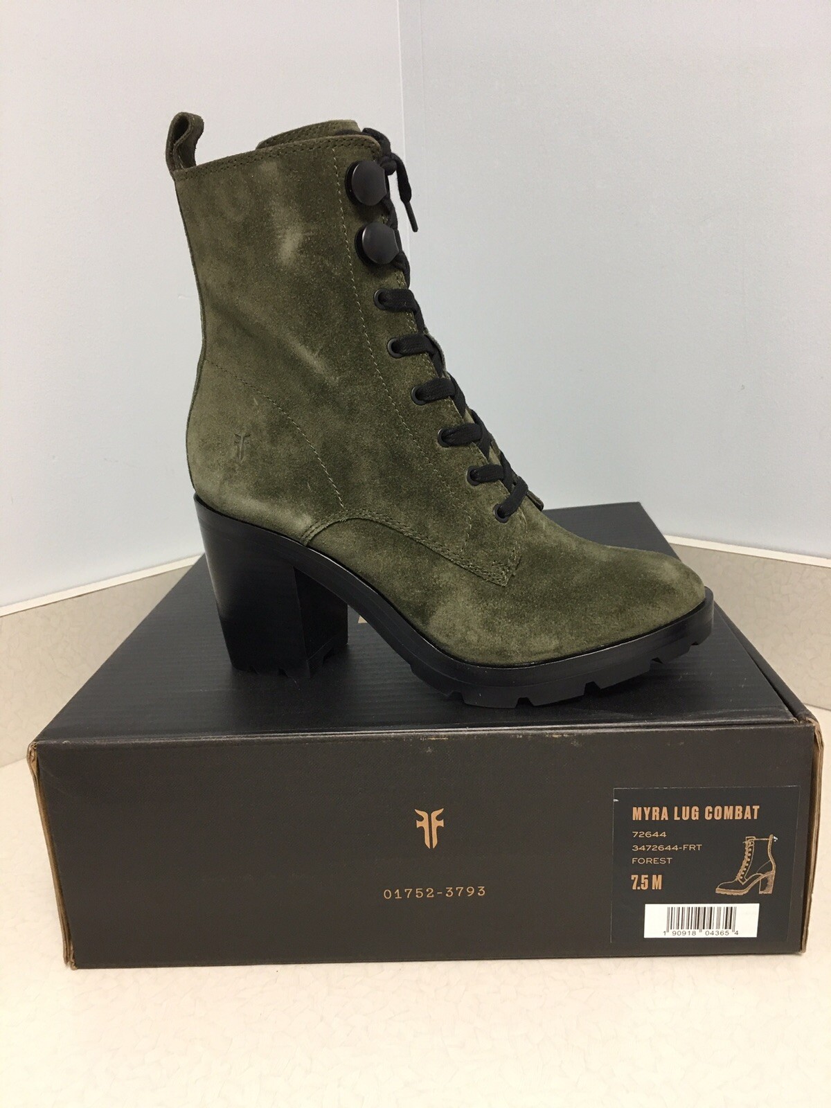 frye women's myra lug combat boot