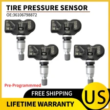 4× For BMW TPMS Tire Pressure Sensor 36106798872 36106874830 36106890964 433MHz