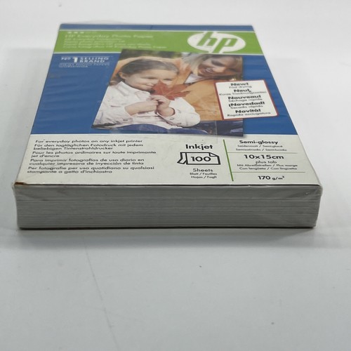 HP 100 Sheets Everyday Photo Paper Q5441A 10 x 15 cms Semi-glossy - Sealed. #C5 - 第 2/9 張圖片