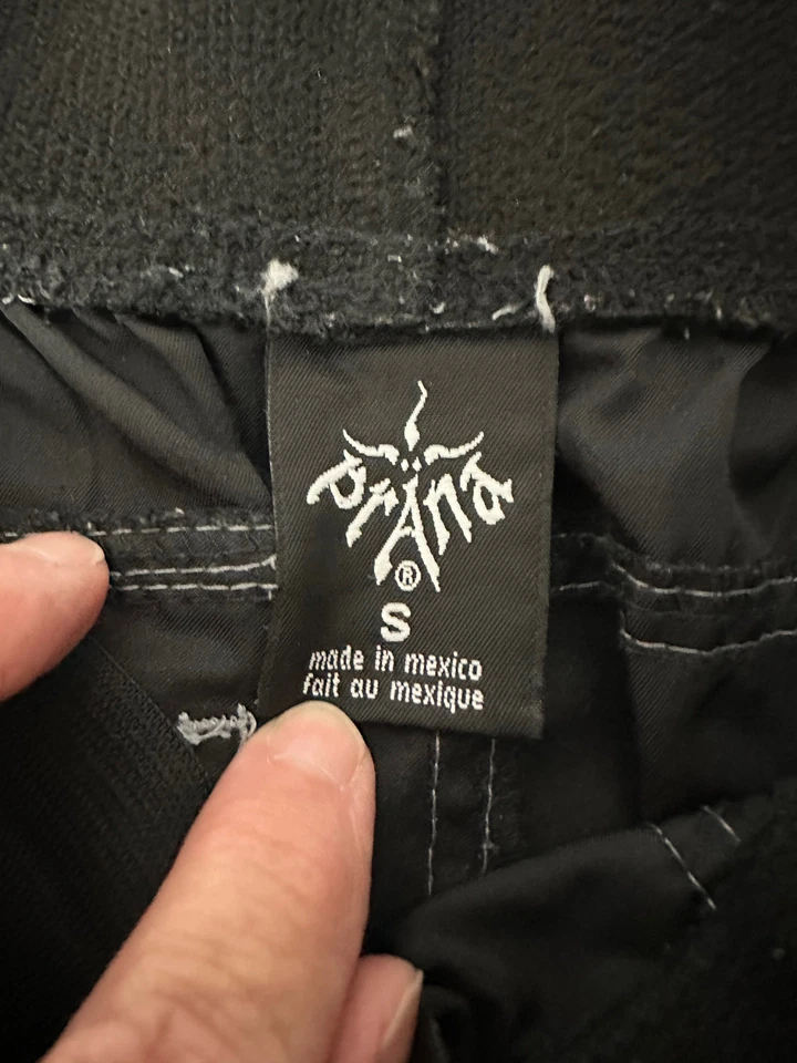 PrAna Pantalones Cortos Pull On Negro Hombre S - 28-36 x 10 Foto 4 de 4