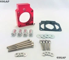 Red Billet Aluminum Throttle Body Spacer Fit 01-05 Honda Civic 1.7L D17A 