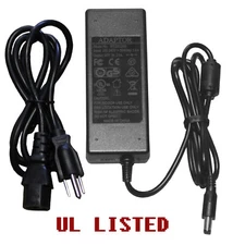 UL-Power Adapter Supply Charger Cord for Zebra  LP2642 LP2242 LP2824-Z