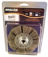 NEW Dico Products 7200075 Nyalox Wheel Brush Coarse, Grey 3012259