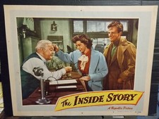 Lobby Card 1948 INSIDE STORY Charles Winninger Marsha Hunt W Lundigan in Vermont
