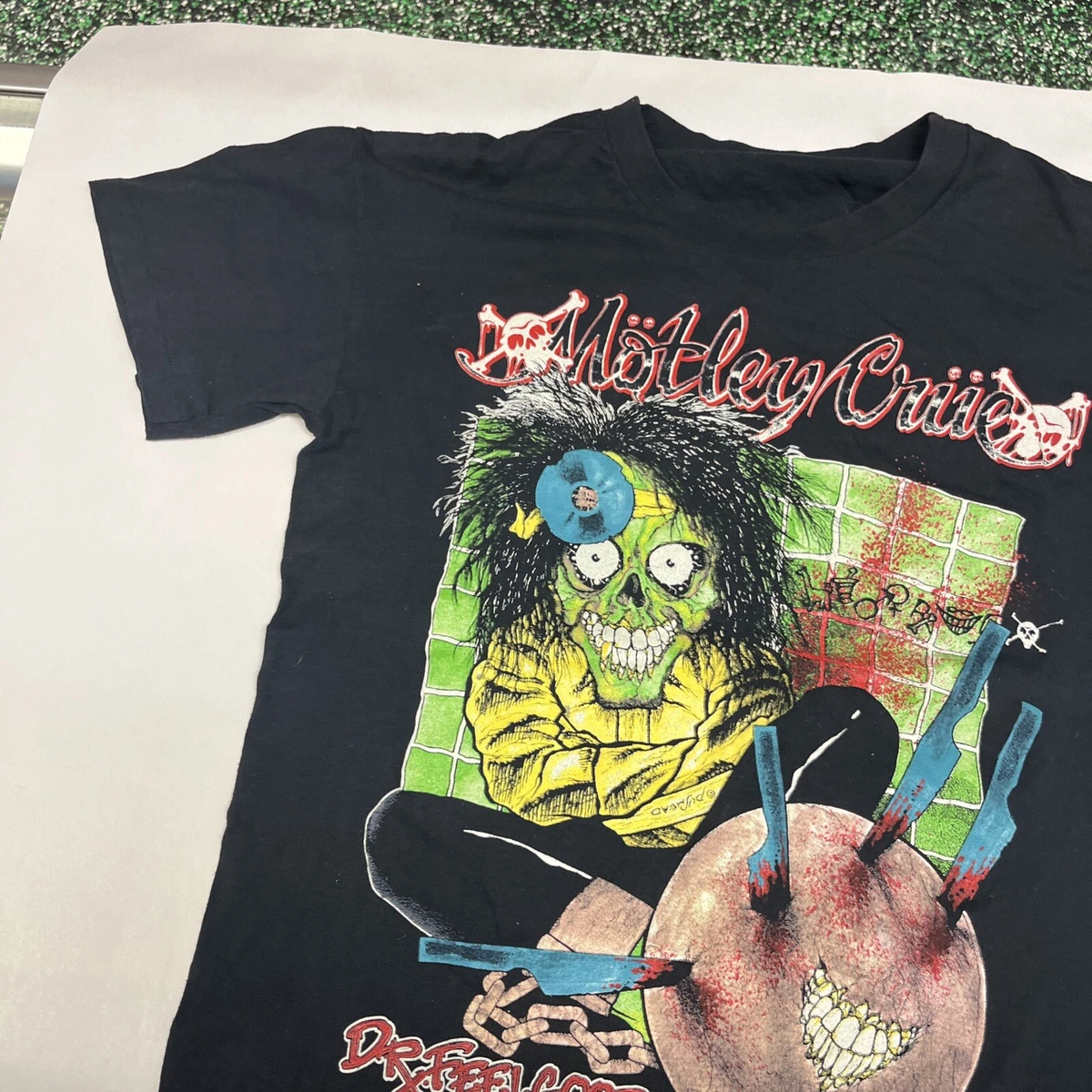 Vintage 1989 Motley Crue Dr. Feelgood Pushead Profanity Band Tee