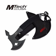THROWING TOMAHAWK Mtech Black Blade Survival Tactical Axe Battle Hatchet