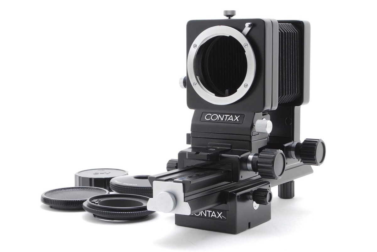 MINT】CONTAX Auto Extension Bellows Focusing Rail Luminar Adapter