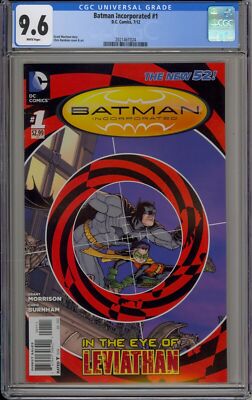 BATMAN INCORPORATED #1 - CGC 9.6 - IN THE EYE OF LEVIATHAN - CHRIS BURNHAM COVER