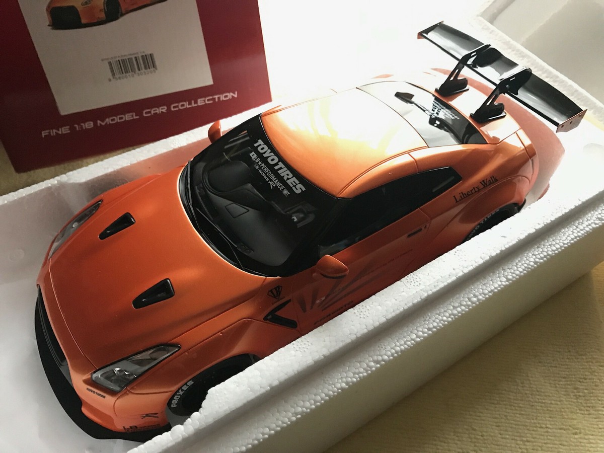 Nissan GT-R R35LB★PERFORMANCE 1/18 GT-SPIRIT 1:18 Nissan GTR (R35) LB Performance green ZM089