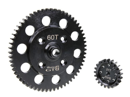 GTB LOSI DBXL Steel Pinion Spur Gears 57T/24T 58T/23T 59T/22T 60T/21T 61T/20T - Picture 6 of 8