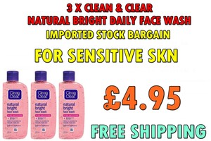 clean and clear gentle face wash