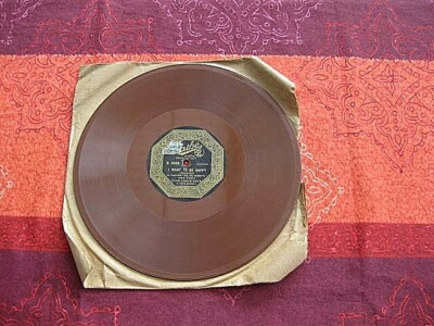 SEHR SELTEN 78t COULEUR MIAMI DANCE ORCHESTRA I WANT TO BE HAPPY / TEA FOR TWO